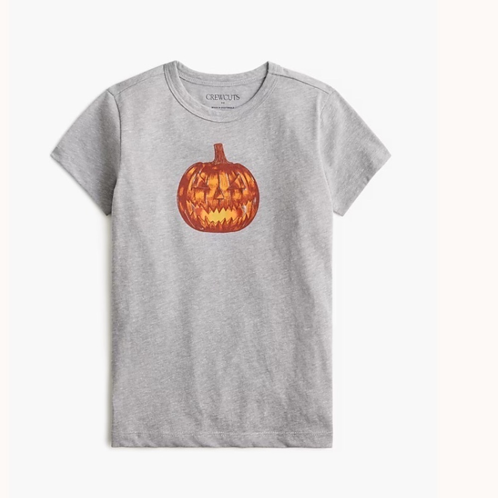 J crew Boys' pumpkin graphic tee
